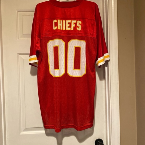 Kansas City Chiefs Jersey  Large NFL On Field 2011 #00 KC Football - Picture 7 of 11